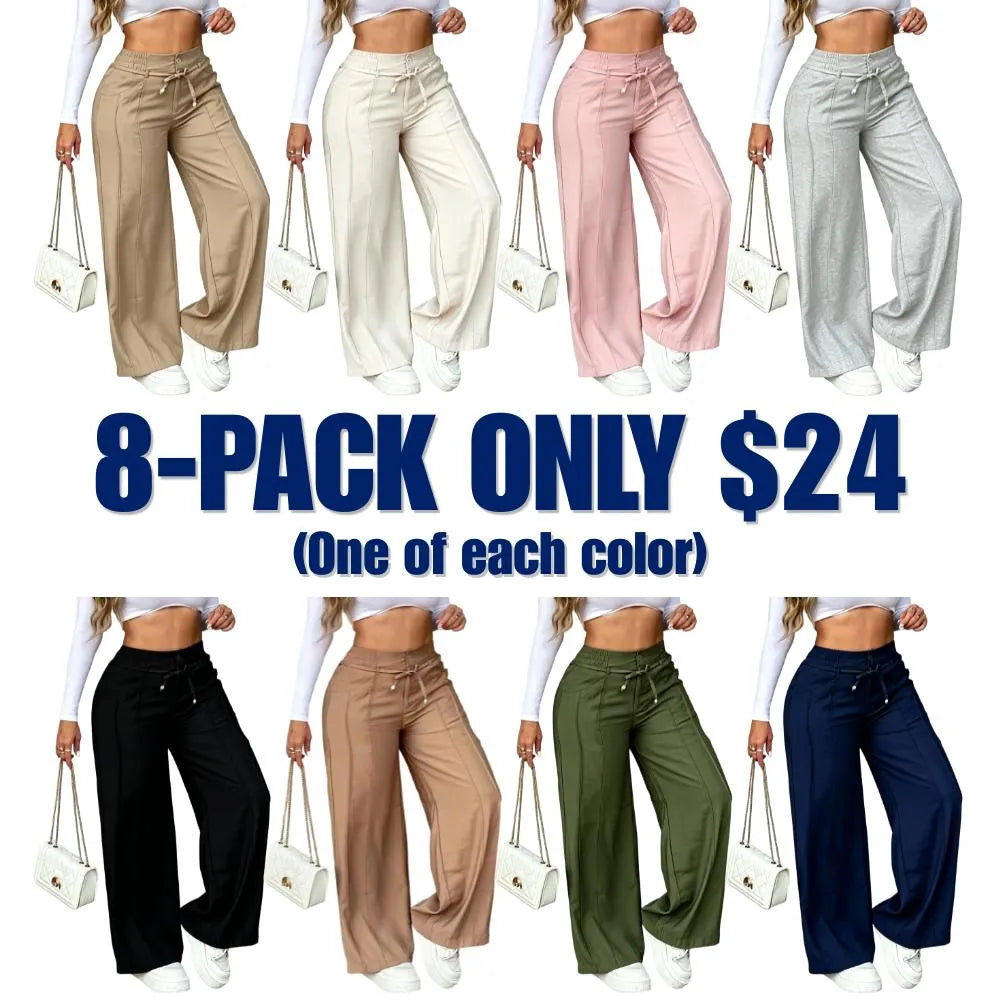Women's Wide Leg Casual Pants