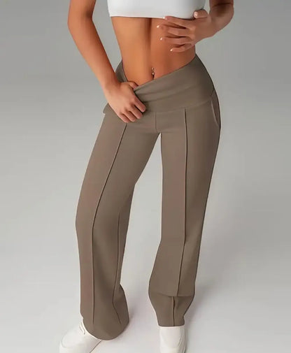 Women's  Wide Leg High Waist Sporty Casual Sweatpants with Pockets