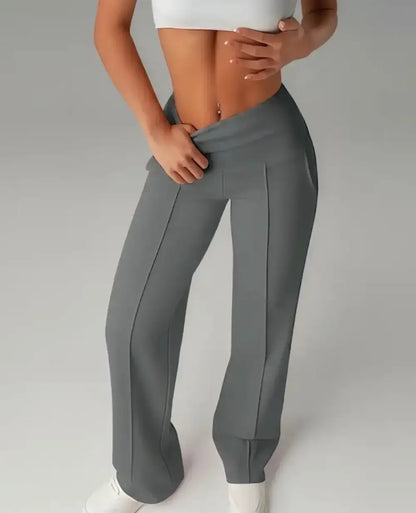 Women's  Wide Leg High Waist Sporty Casual Sweatpants with Pockets