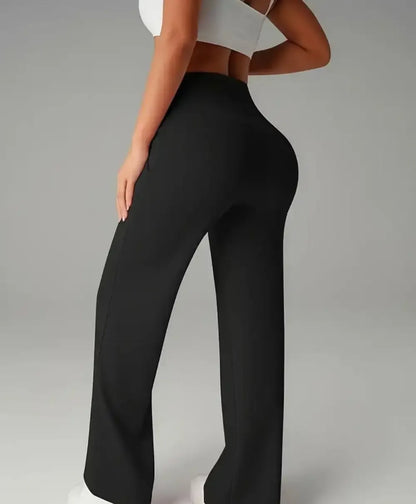 Women's  Wide Leg High Waist Sporty Casual Sweatpants with Pockets