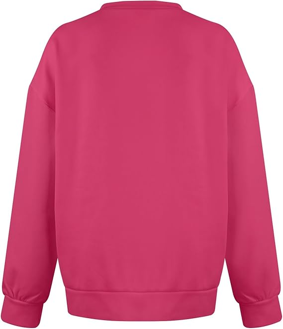 Special Sale🍂Women's V-Neck Fleece Sweatshirt – Oversized, Pocket, No Hood, Soft & Comfy