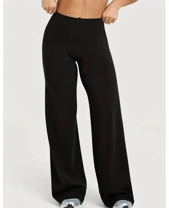 Women's  Wide Leg High Waist Sporty Casual Sweatpants with Pockets