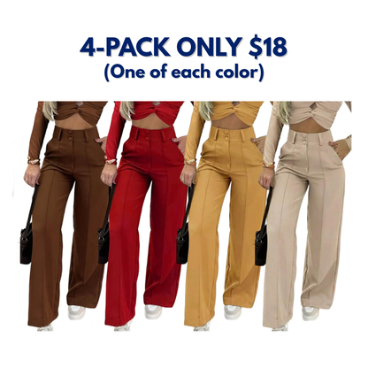 Women's Simple Wide-Leg Pants